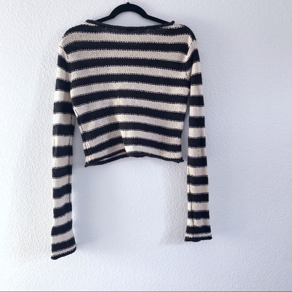 Free People | knitted crop sweater - Picture 2 of 8